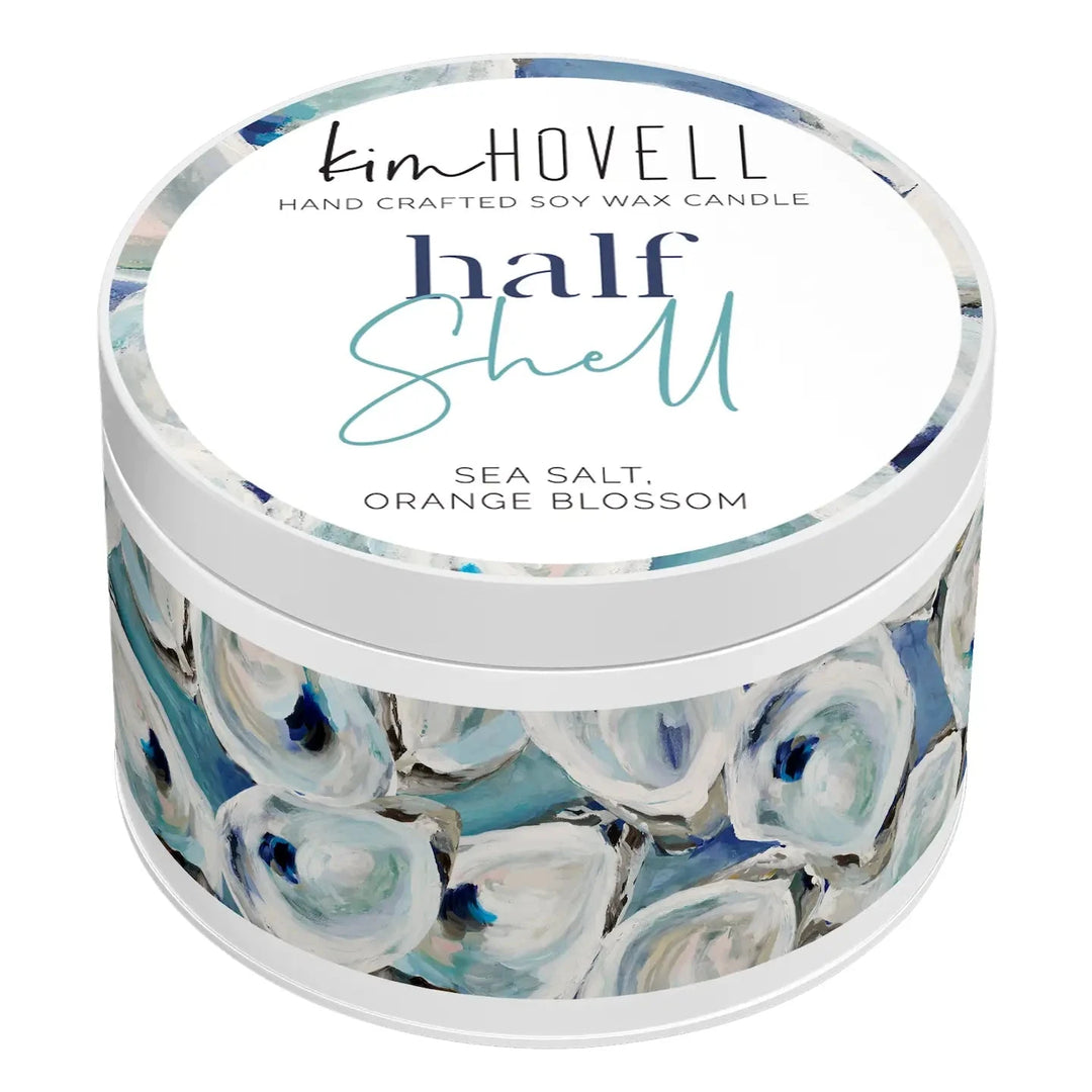 Mini Tin 3oz Candle - Half Shell Candle Annapolis Candles 