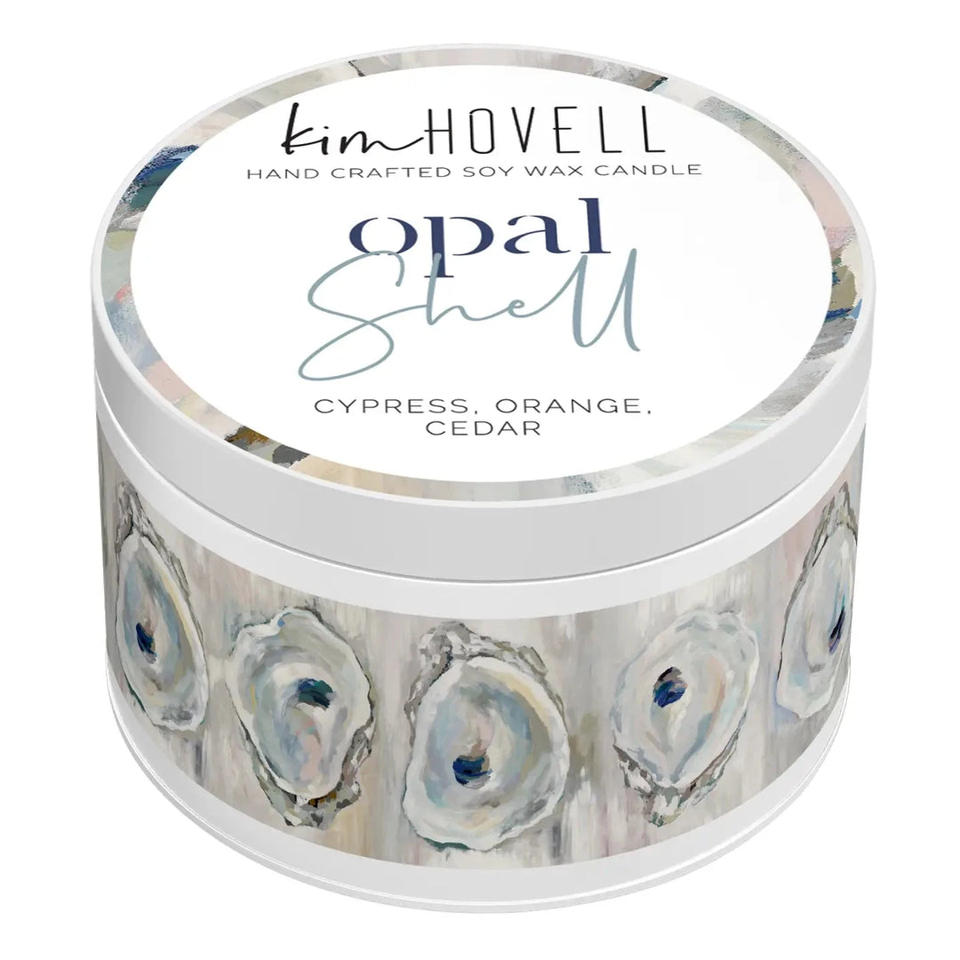 Mini Tin 3oz Candle - Opal Shell Candle Annapolis Candles 