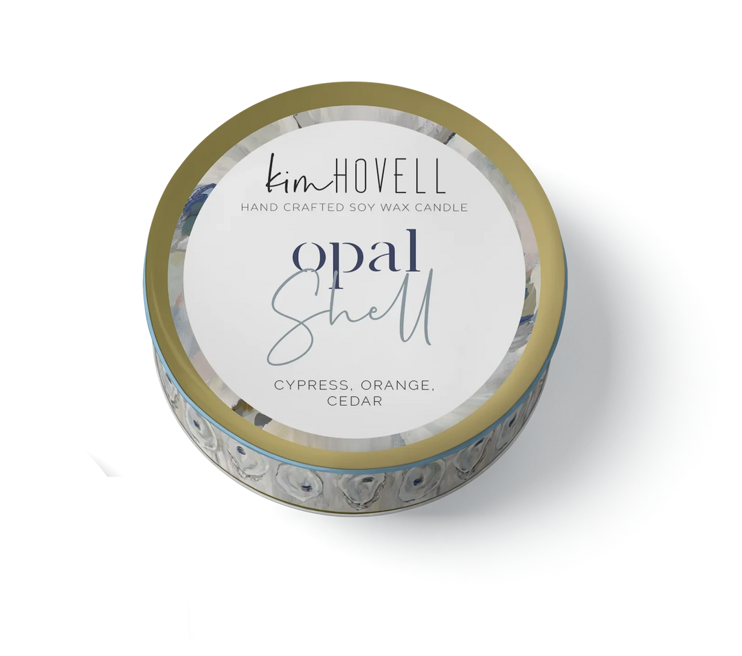 Mini Tin 3oz Candle - Opal Shell Candle Annapolis Candles 