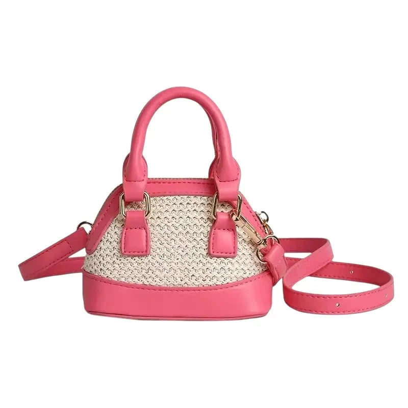 Mini Woven Bag Girl Purse Sparkle Sisters 