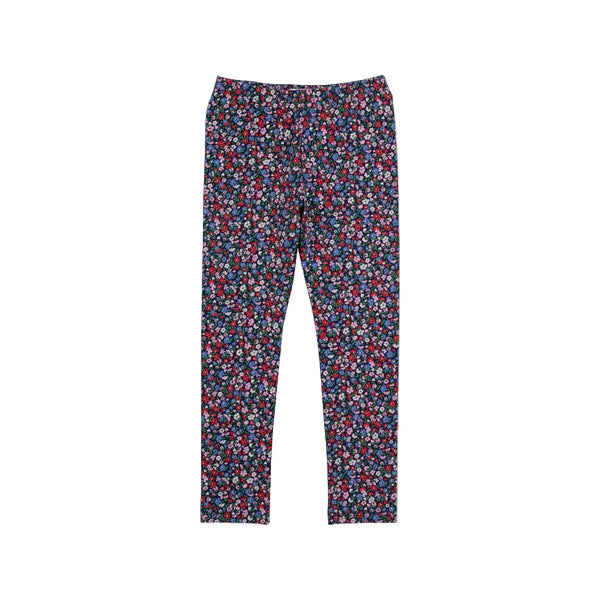 Mitzy Sue Slacks - Fairfax Farm Floral Girl Leggings Beaufort Bonnet 
