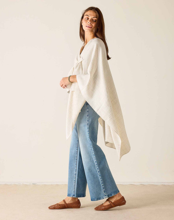 Modern Travel Wrap - Sea Salt Womens Sweater MerSea 