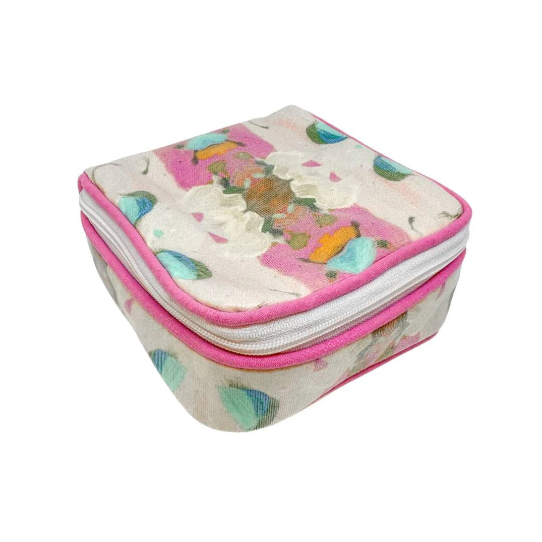 Monet's Garden Pink Jewelry Case Jewelry Case Laura Park Design 