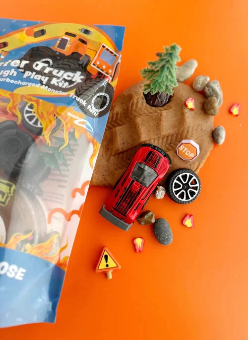Monster Truck Kiddough Play Kit Toy Craft Kits Earth Grown KidDoughs 