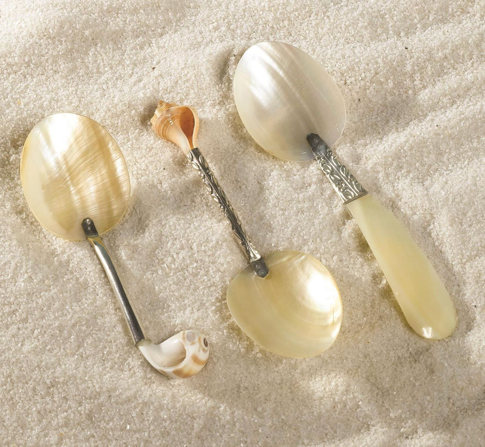 Mother of Pearl Spoon Serving Piece Two's Company 