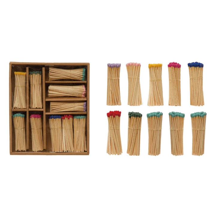 Multicolor Safety Matches in Box Matches Creative Co-Op 
