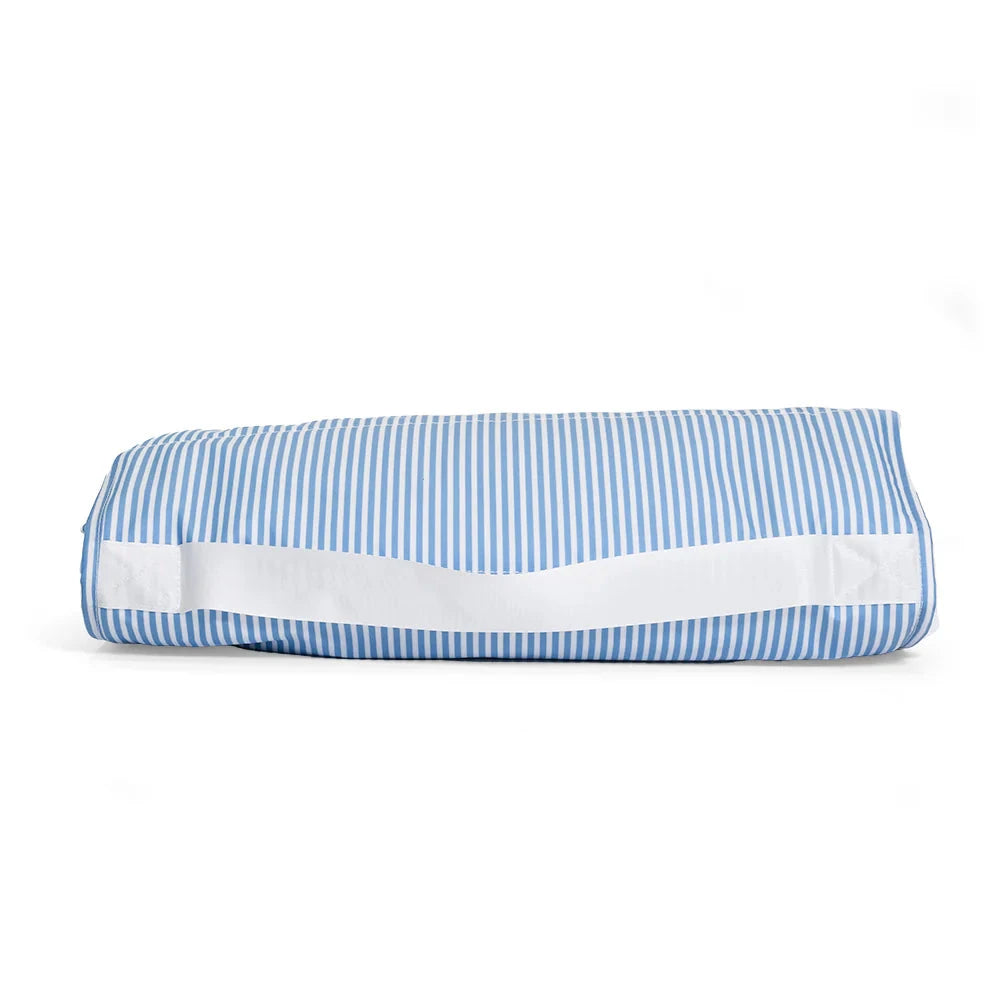 Nap Mat- Rest Up! Nap Mat TRVL Design Pimlico Stripe Chambray 