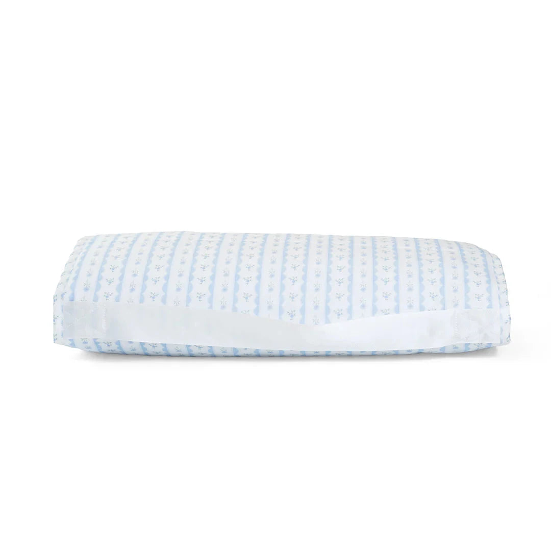 Nap Mat- Rest Up! Nap Mat TRVL Design Ribbon Floral Blue 