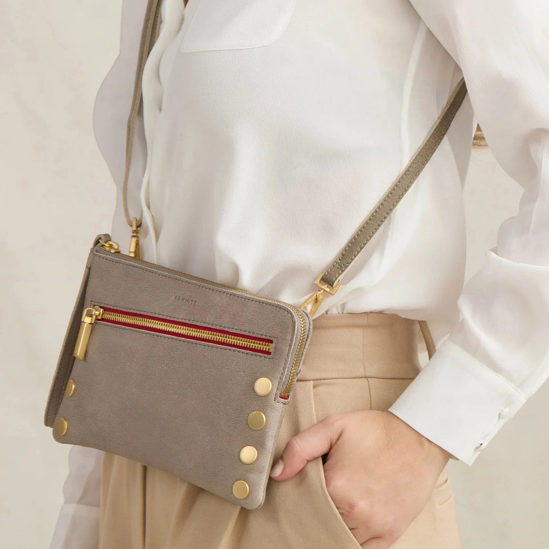 Nash Small Crossbody Wristlet - Pewter Purse Hammitt 