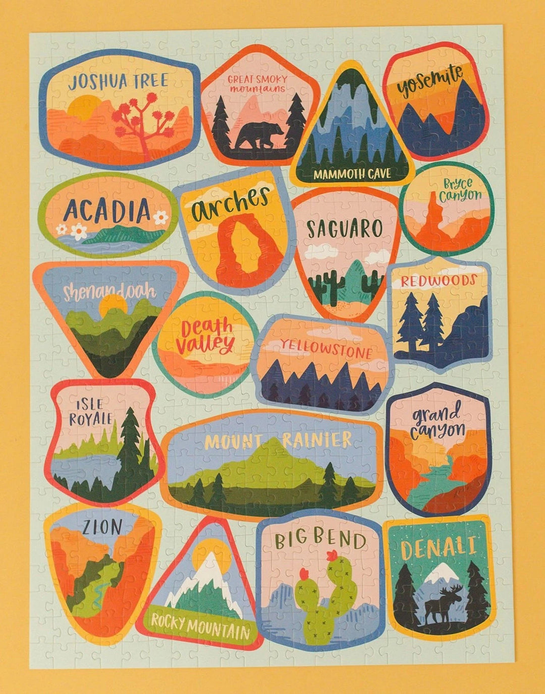 National Parks - 500 Piece Jigsaw Puzzle Puzzle Pippi Post 