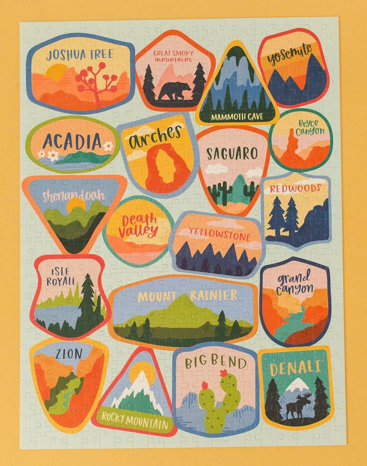 National Parks - 500 Piece Jigsaw Puzzle Puzzle Pippi Post 