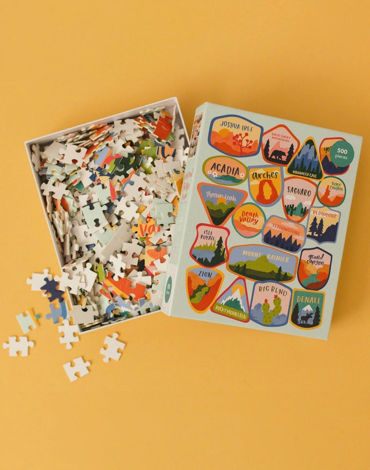 National Parks - 500 Piece Jigsaw Puzzle Puzzle Pippi Post 