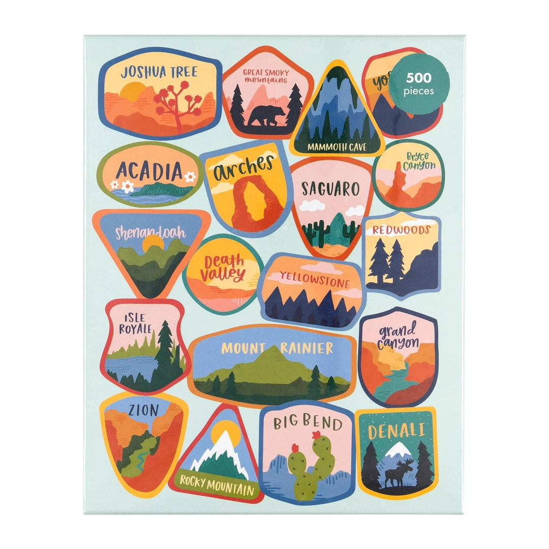 National Parks - 500 Piece Jigsaw Puzzle Puzzle Pippi Post 