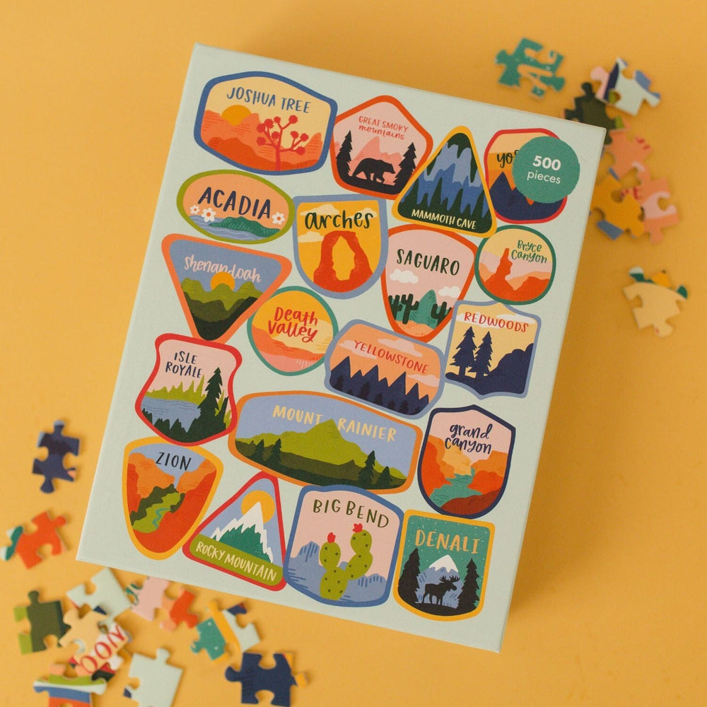 National Parks - 500 Piece Jigsaw Puzzle Puzzle Pippi Post 