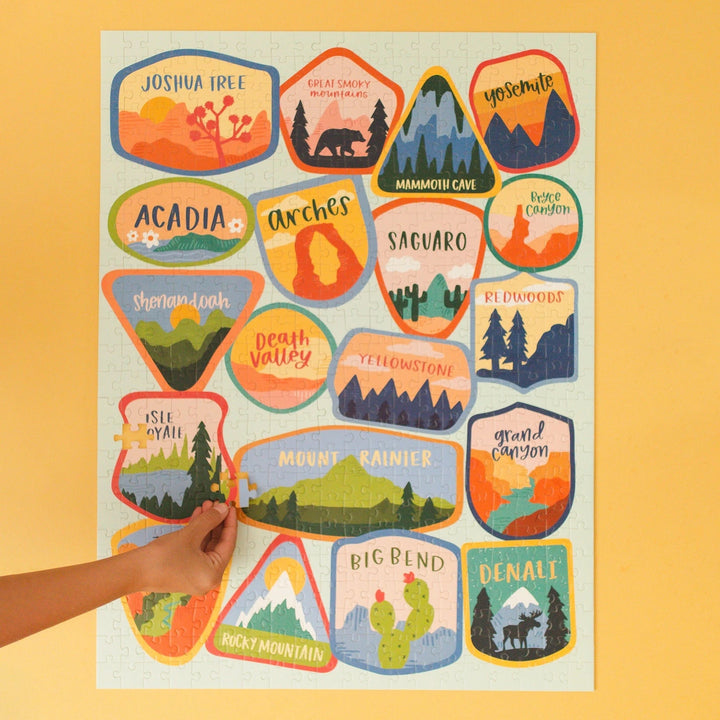 National Parks - 500 Piece Jigsaw Puzzle Puzzle Pippi Post 