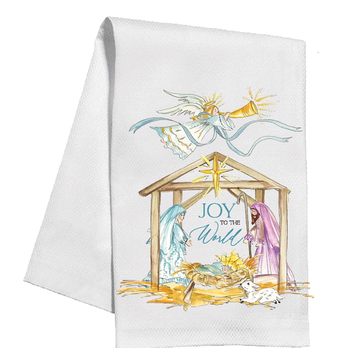 Nativity Kitchen Towel Kitchen Towel Rosanne Beck 
