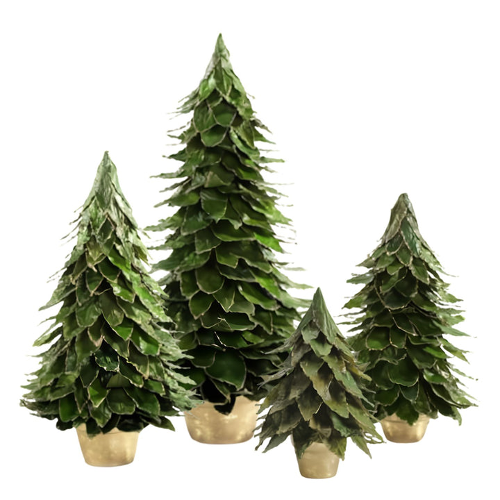 Natural Leaf Trees in Pot Home Decor Zodax 