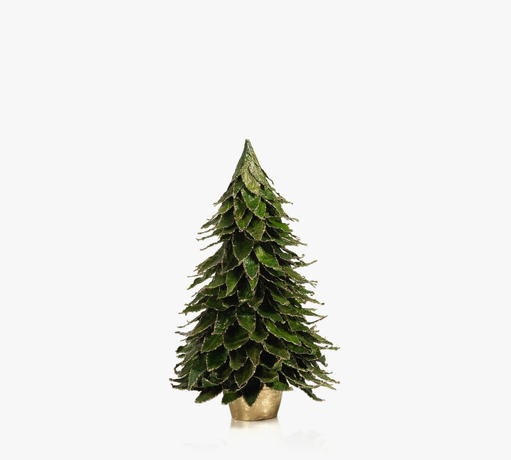 Natural Leaf Trees in Pot Home Decor Zodax Large 