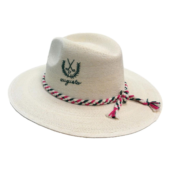 Natural Palm Hat - Augusta Golf Sunhat The Goldie Hat Co 