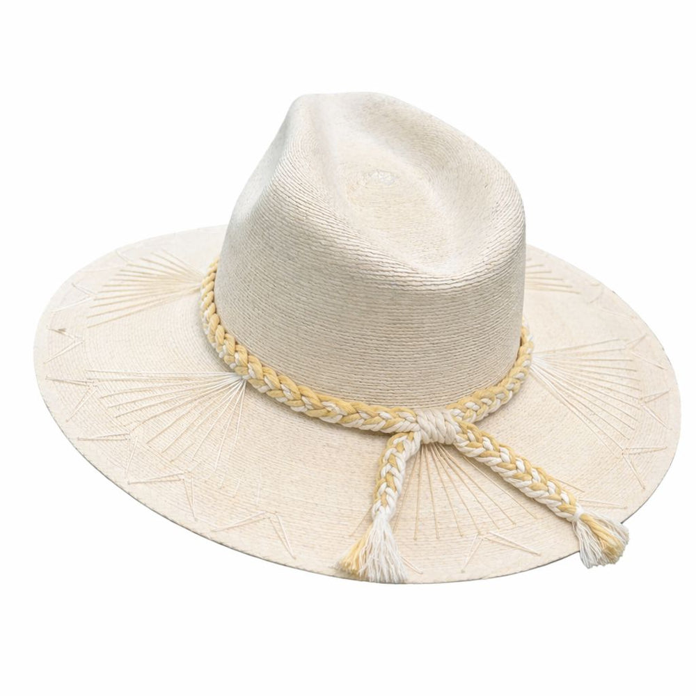 Natural Palm Hat - Mallorca Natural Sunhat The Goldie Hat Co 