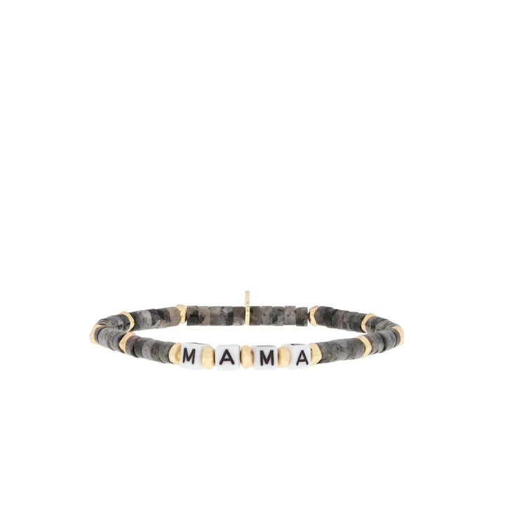 Natural Stone MAMA Bracelets Womens Bracelet Marlyn Schiff Jewelry Black Labradorite 