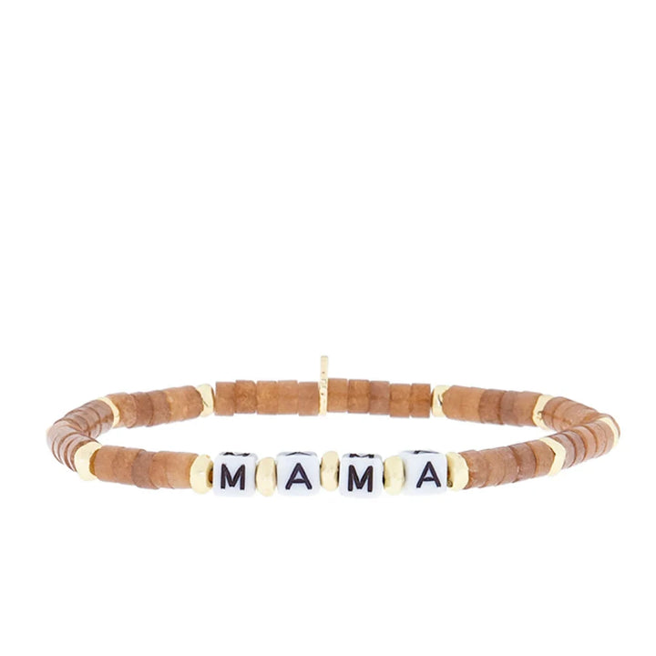 Natural Stone MAMA Bracelets Womens Bracelet Marlyn Schiff Jewelry Mocha Quartz 