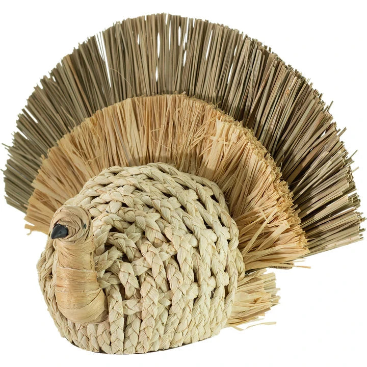 Natural Woven Turkey Large Fall Decor Boston International 