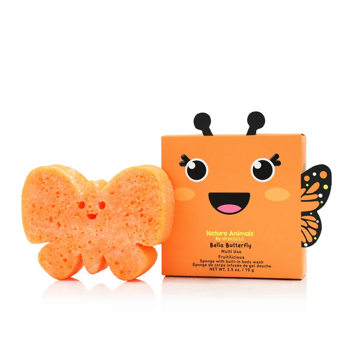 Nature Animal Bath Sponge - Bella Butterfly Bath Soap Spongelle 