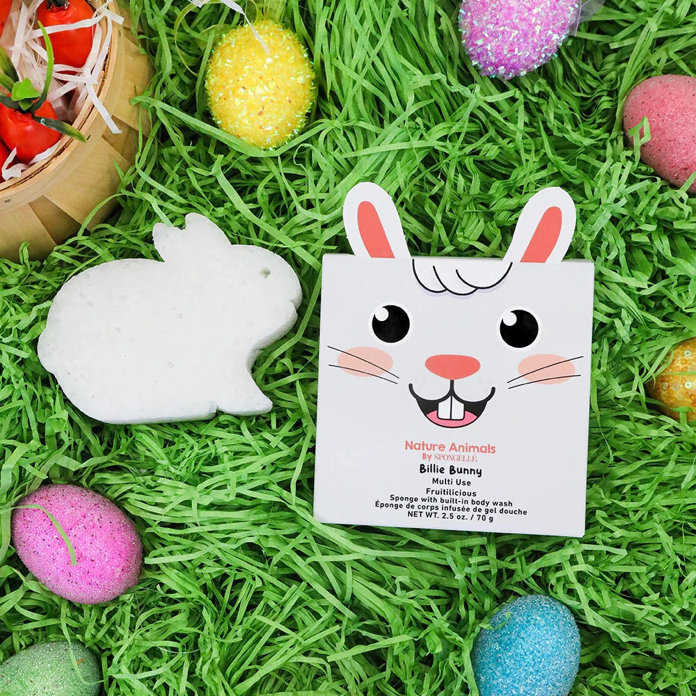 Nature Animal Bath Sponge - Billie Bunny Bath Soap Spongelle 