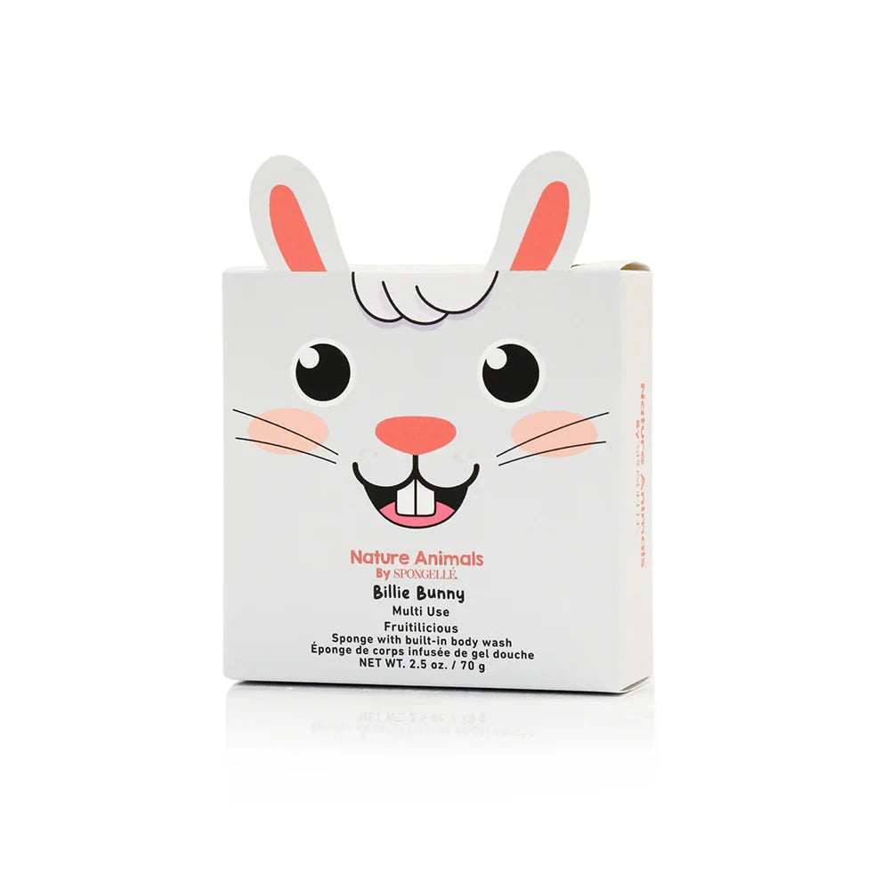 Nature Animal Bath Sponge - Billie Bunny Bath Soap Spongelle 