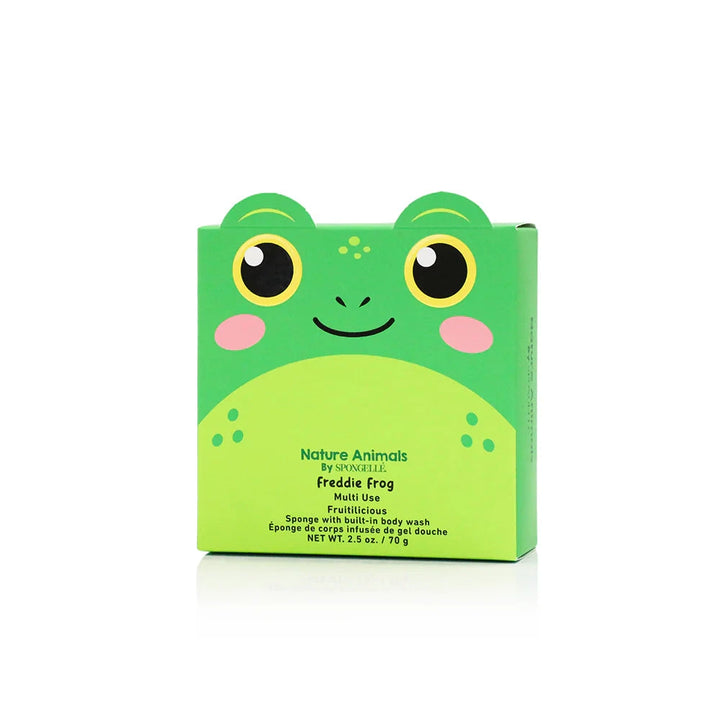 Nature Animal Bath Sponge - Freddie Frog Bath Soap Spongelle 