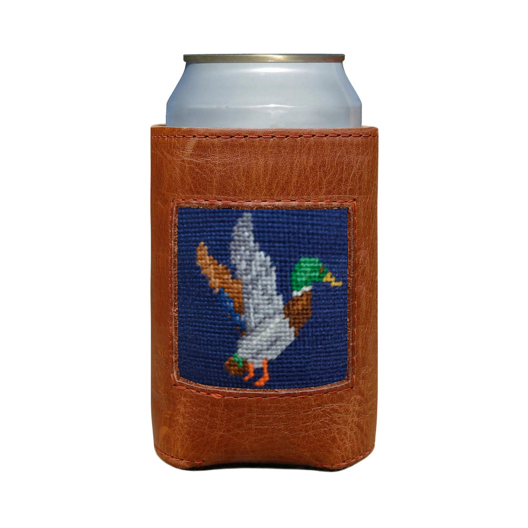 Needlepoint Can Cooler Koozie Smathers & Branson Mallard 