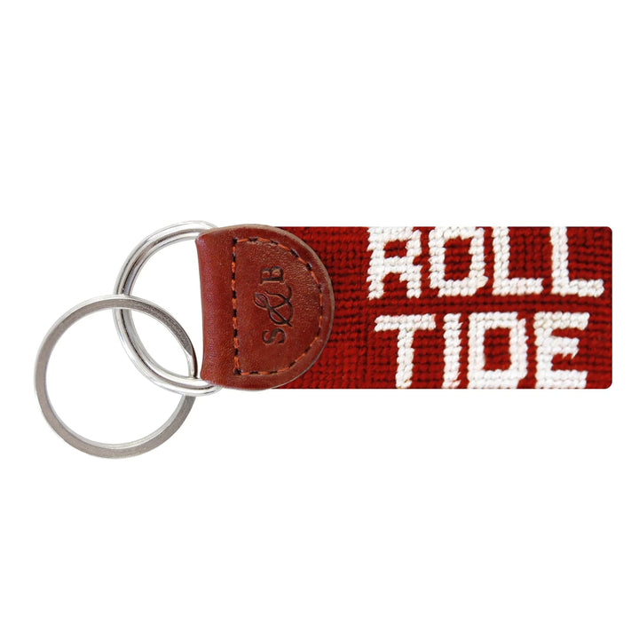Needlepoint Key Fob Key Fobs Smathers & Branson Roll Tide 