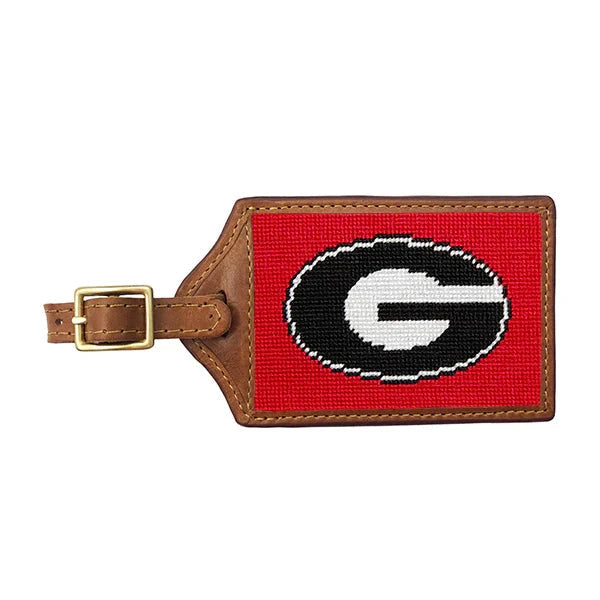 Needlepoint Luggage Tag Luggage Tags Smathers & Branson Georgia 