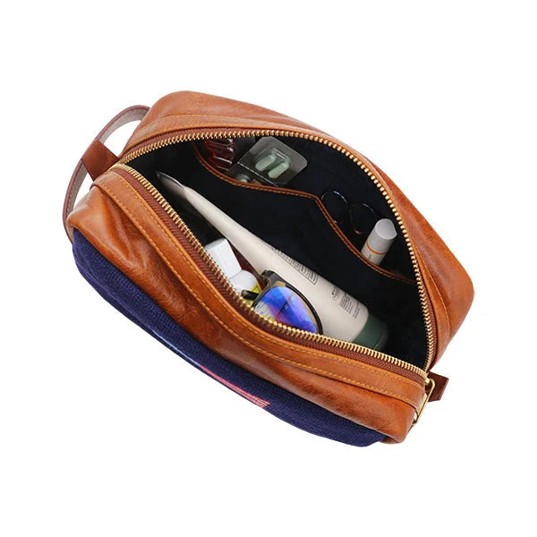 Needlepoint Toiletry Bag Dopp kits Smathers & Branson 