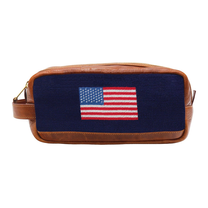 Needlepoint Toiletry Bag Dopp kits Smathers & Branson 