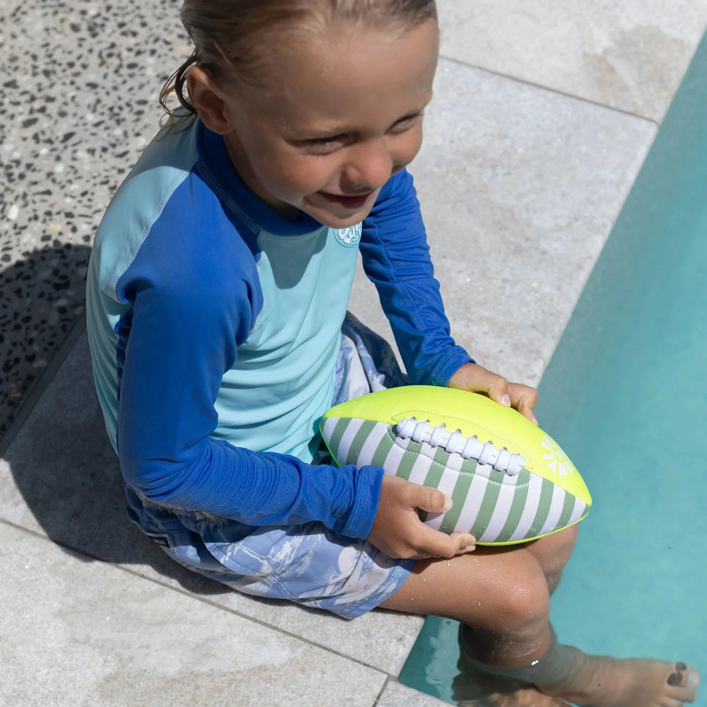 Neoprene Football - Tides Out Citrus Pool Toys Sunny Life 