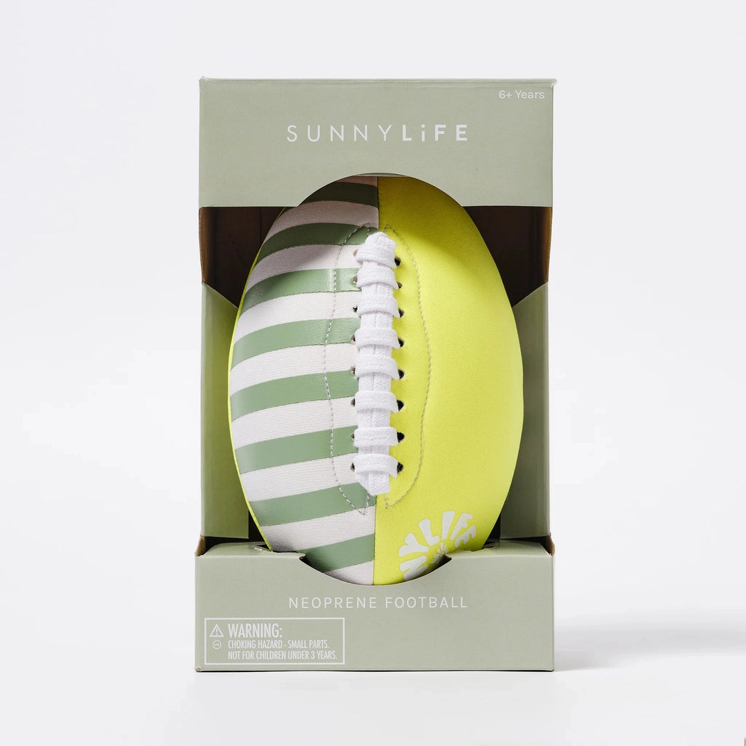 Neoprene Football - Tides Out Citrus Pool Toys Sunny Life 