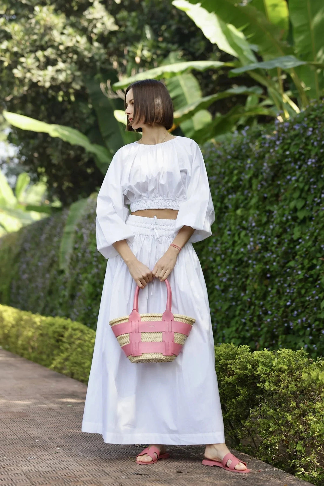 Newport Skirt - White Womens Skirts Maison Marigold 
