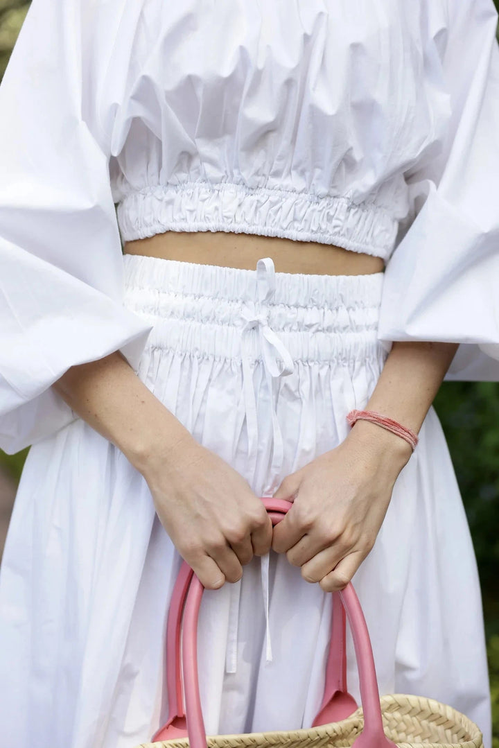 Newport Skirt - White Womens Skirts Maison Marigold 