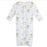 Noah's Ark Printed Converter Gown Boy Converter Gown Baby Club Chic 