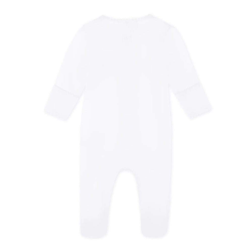Noah's Ark Zip Footie - Light Blue Boy Footie Magnolia Baby 