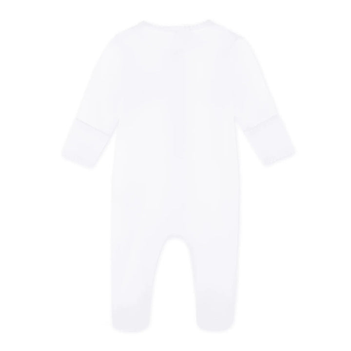 Noah's Ark Zip Footie - Light Blue Boy Footie Magnolia Baby 