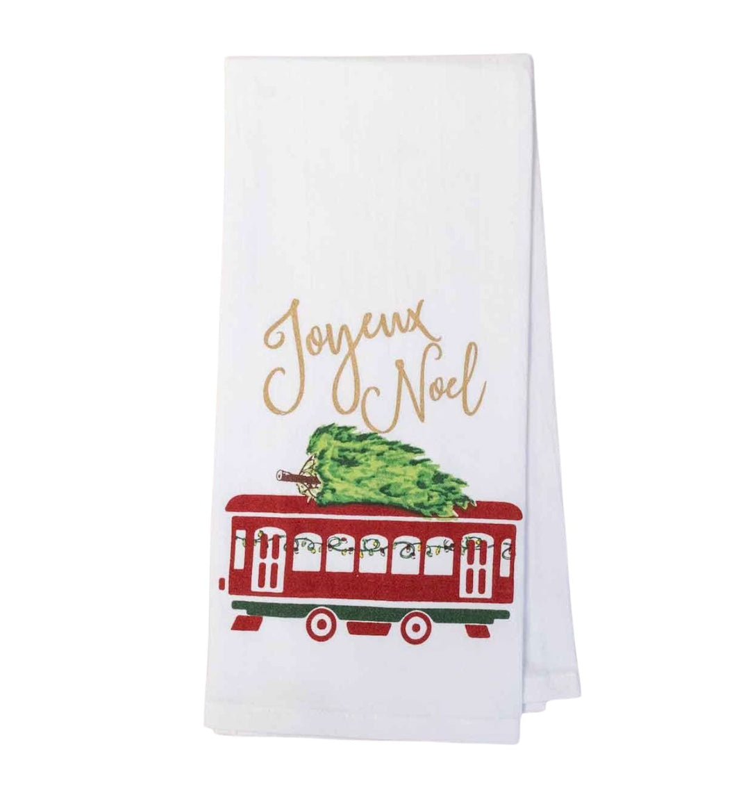 Noel Trolley Flour Sack Kitchen Towel The Royal Standard 