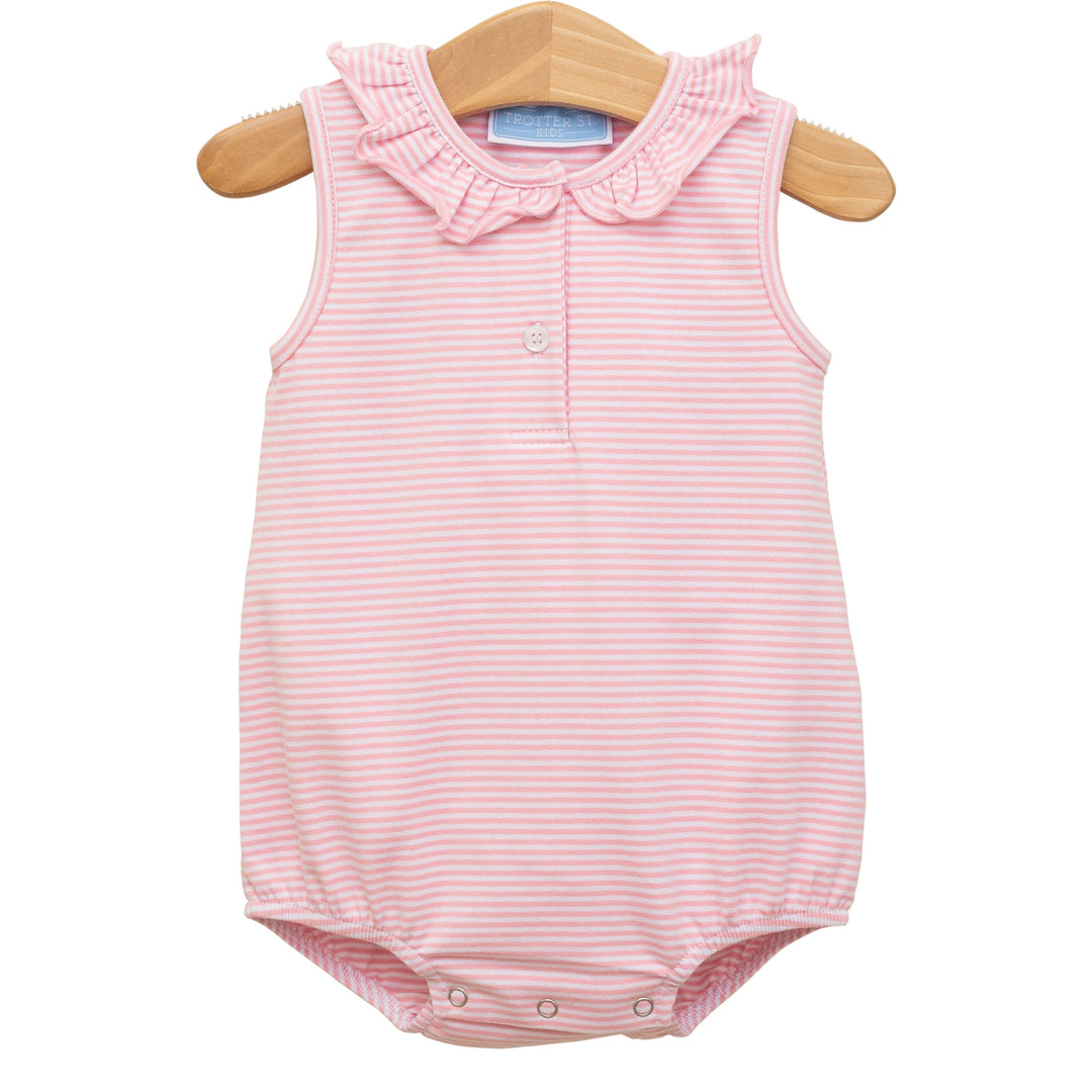 Nora Bubble - Light Pink Stripe Girl Bubble Trotter Street Kids 