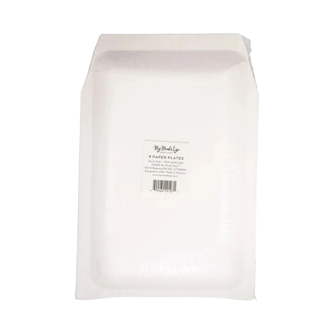 North Pole Plate Set Paper Products My Mind's Eye 