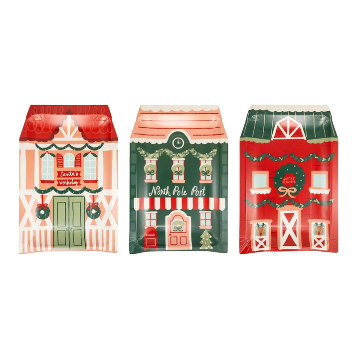 North Pole Plate Set Paper Products My Mind's Eye 