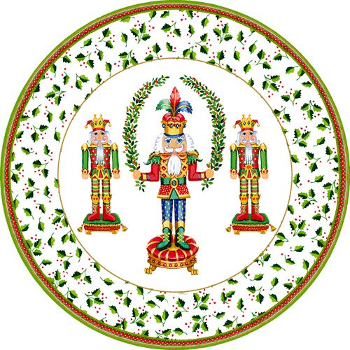 Nutcracker Christmas Paper Placemats Placemats Caspari 