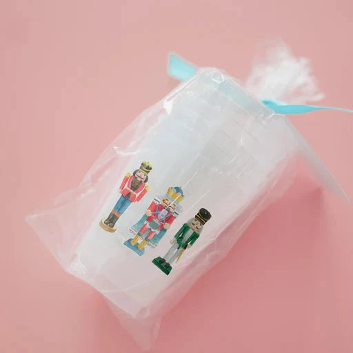 Nutcracker Drummers Frosted Cup - Set of 8 Shatterproof Cups Taylor Paladino 
