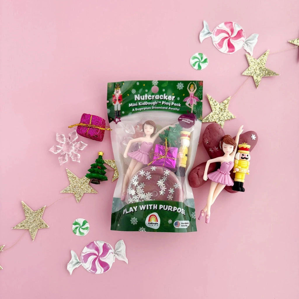 Nutcracker Mini Kiddough Play Pack Toy Craft Kits Earth Grown KidDoughs 